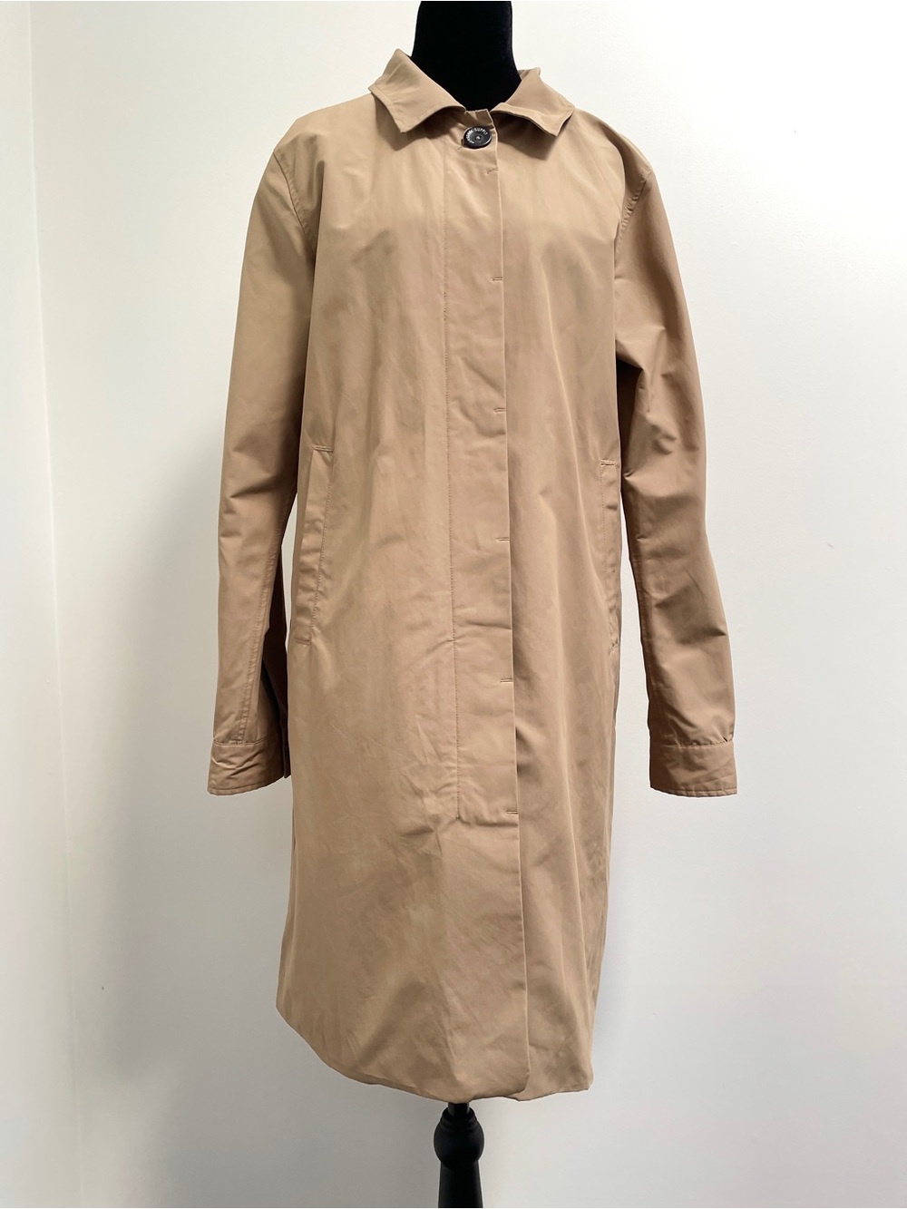 Herschel Supply Co. Women’s Classic Raincoat Trench Jacket, Tan, Size Large